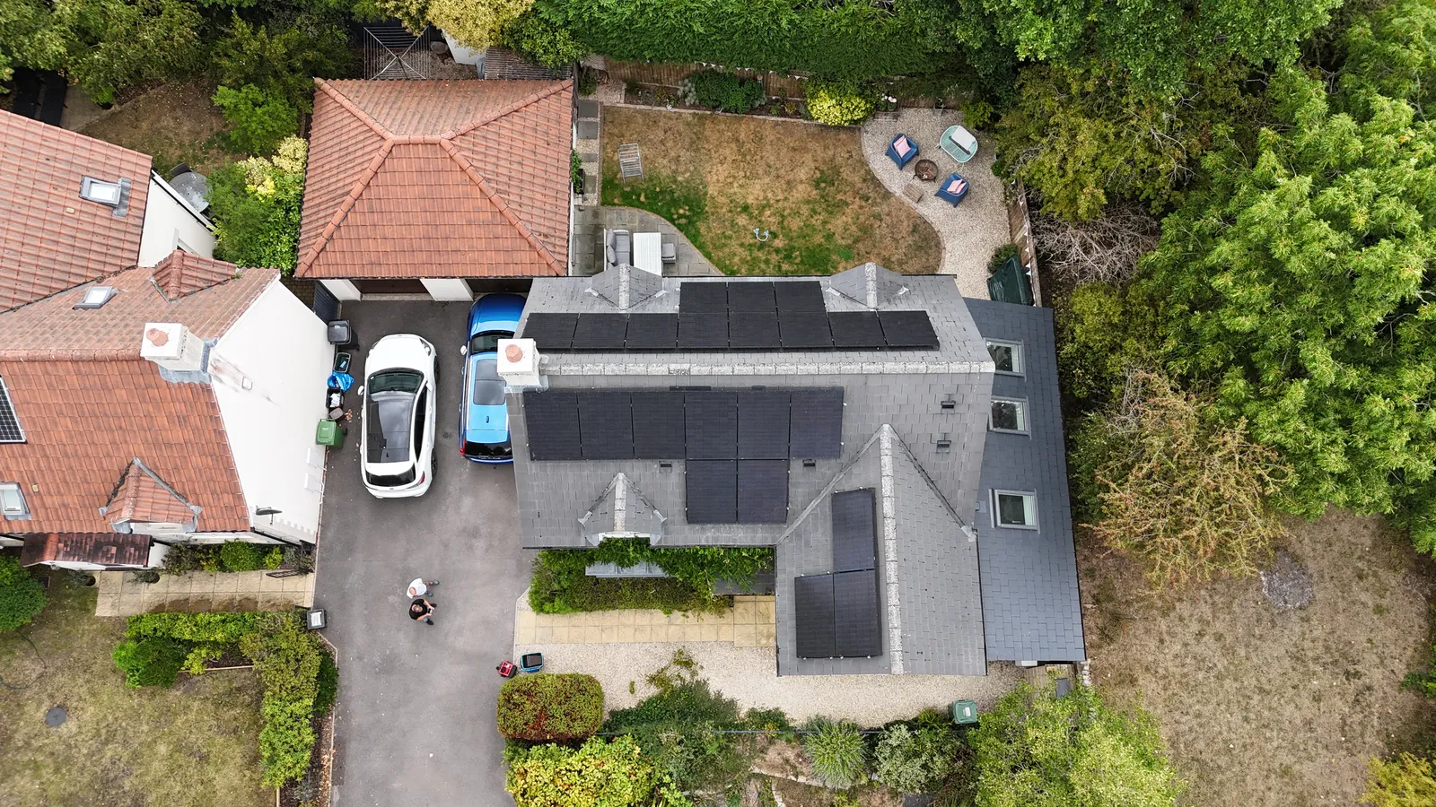 Home solar install by KMM, Cheddar, Somerset