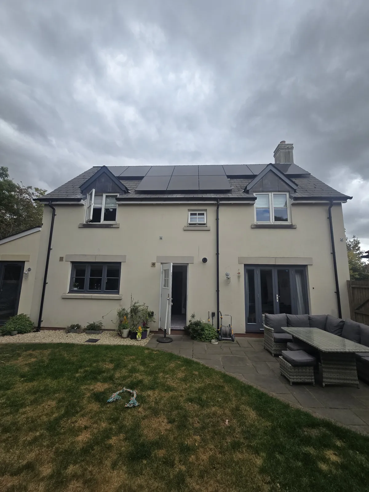 Ben Perch — real KMM solar install, Cheddar, Somerset BS27