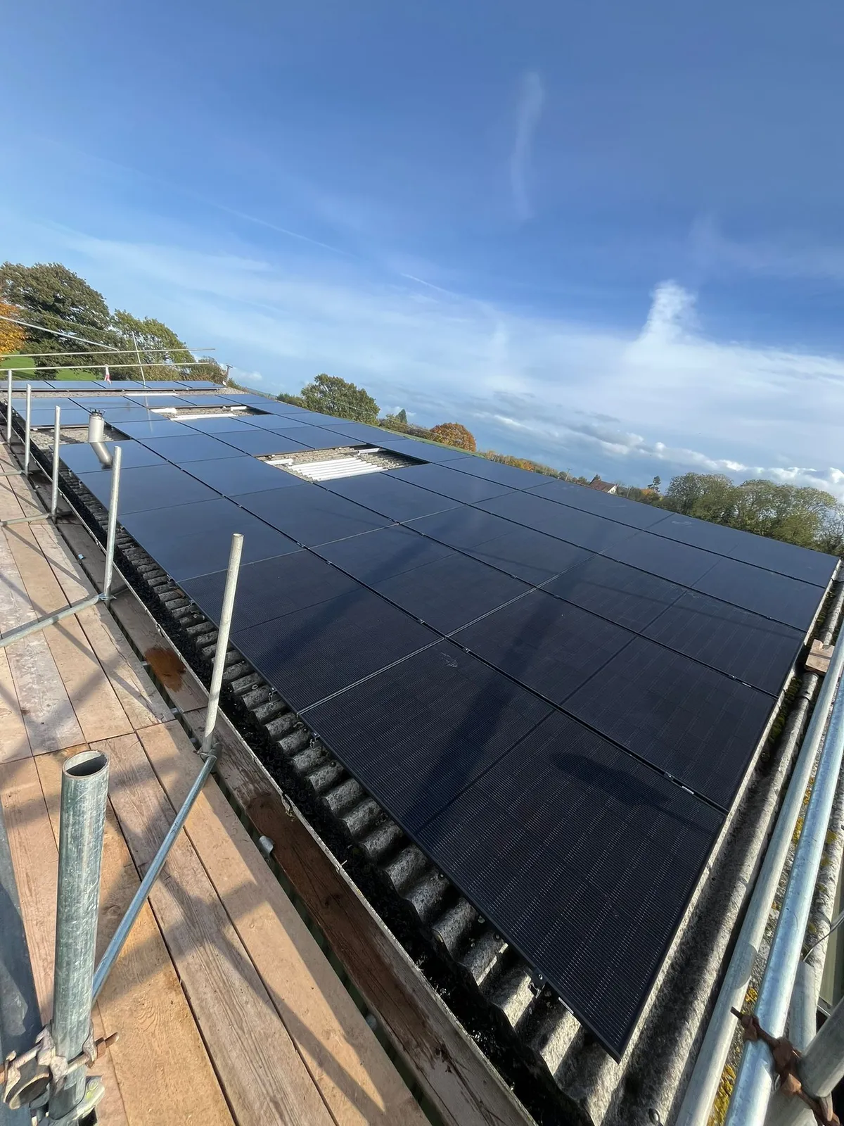 Roof solar install by KMM, Penkridge, Staffordshire