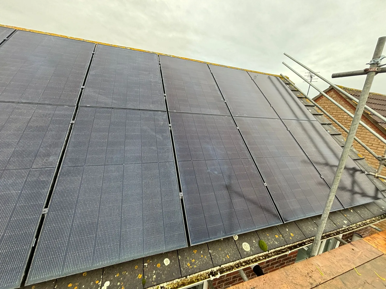 Rooftop solar install by KMM, Sleaford